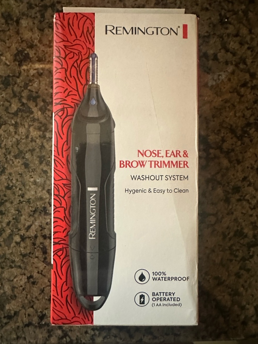 Remington Black and Silver Nose Ear & Brow Trimmer